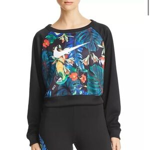 Nike Hyper Tropical Cropped Sweatshirt S
